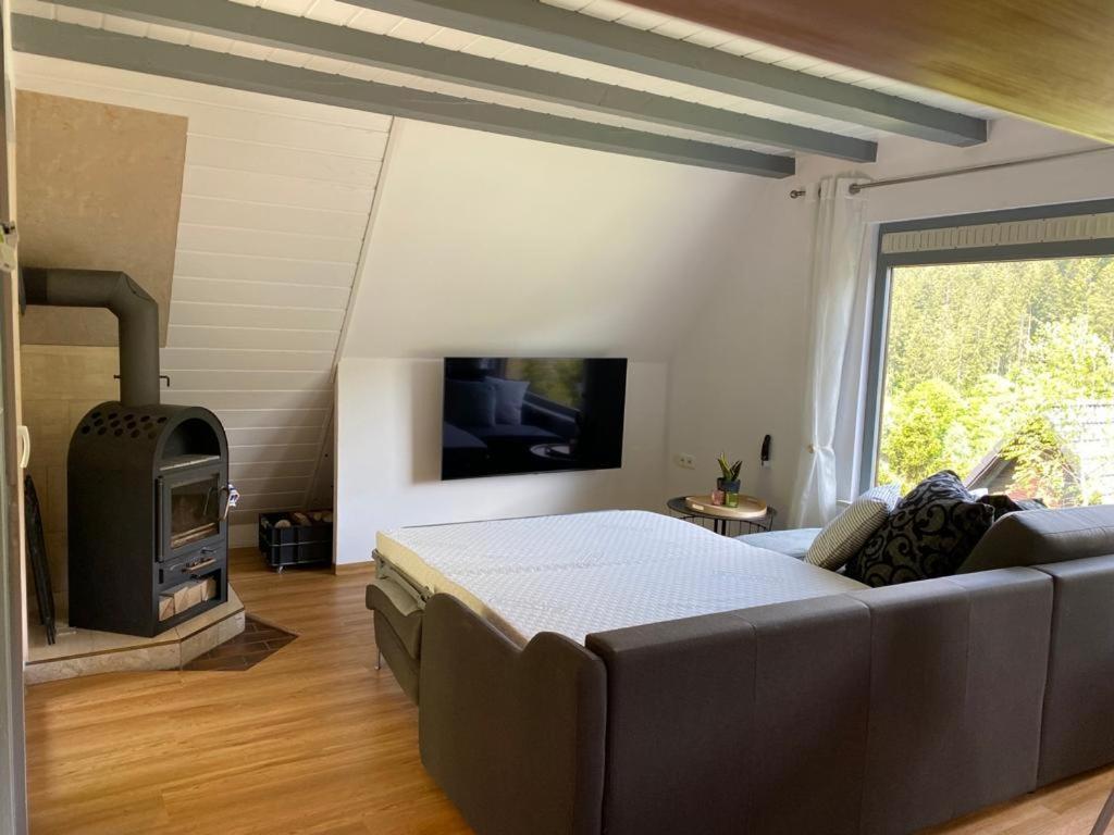 Haus Adler - Komplettes Ferienhaus Am Badesee Erzgrube Εξωτερικό φωτογραφία